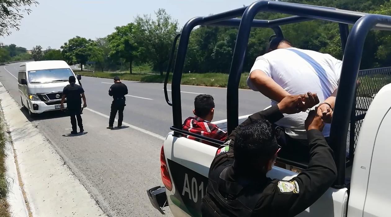 No se dio a conocer la identidad de los detenidos (Foto: Ubaldo Reyna).
