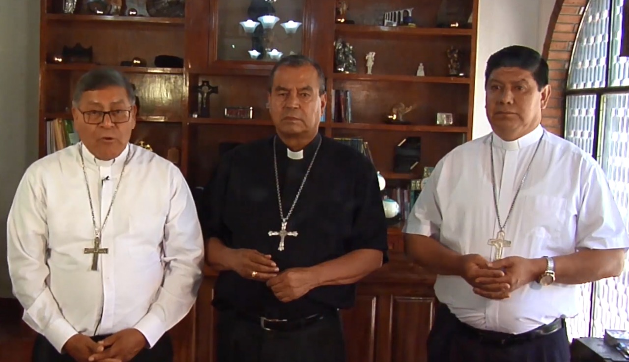 Obispos de la provincia eclesiástica de Hidalgo y el arzobispo de Tulancingo. (Cortesía)