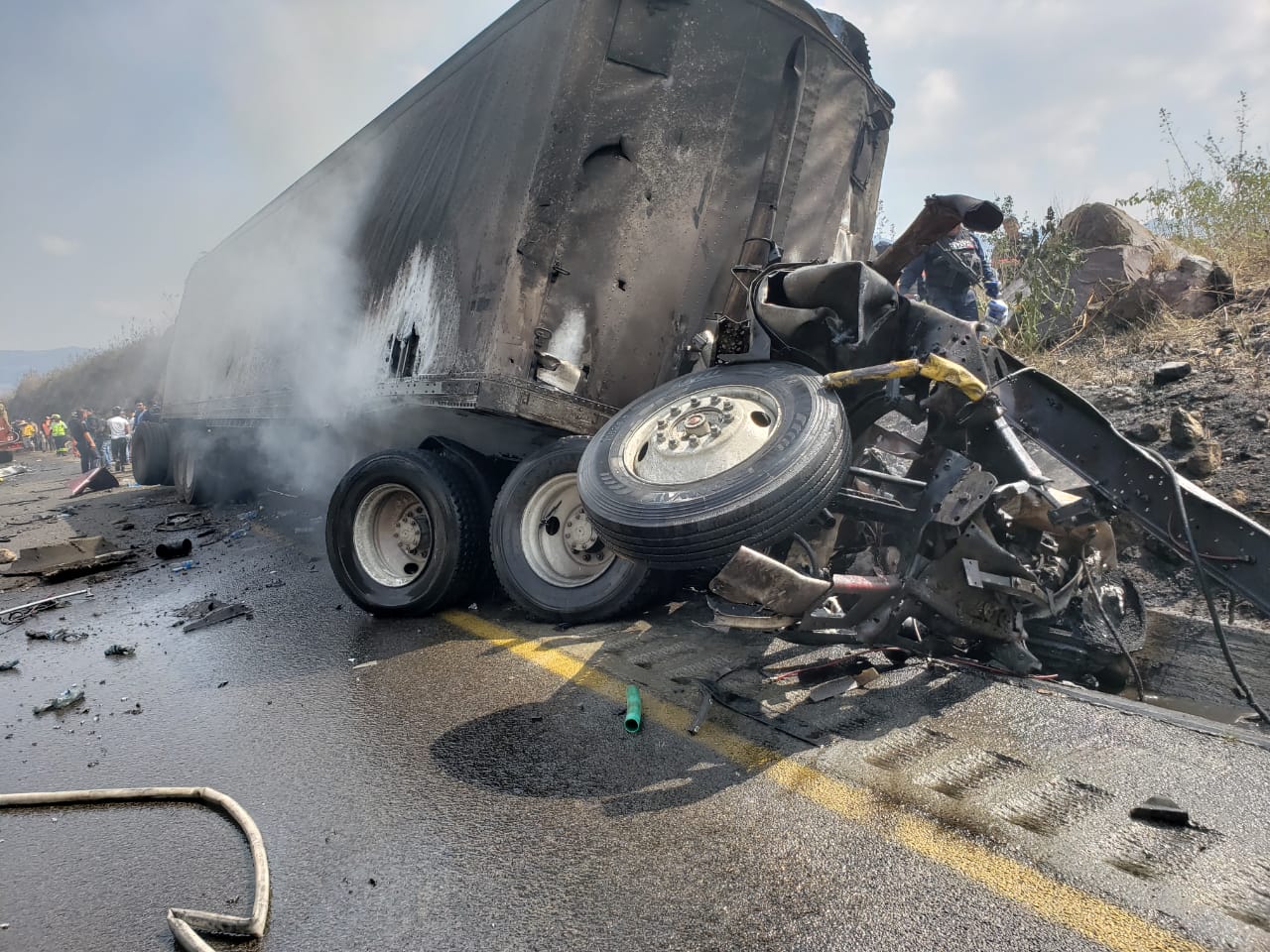 El accidente ocurrió en la autopista Acatzingo-Ciudad Mendoza, en Veracruz. | Isabel Zamudio