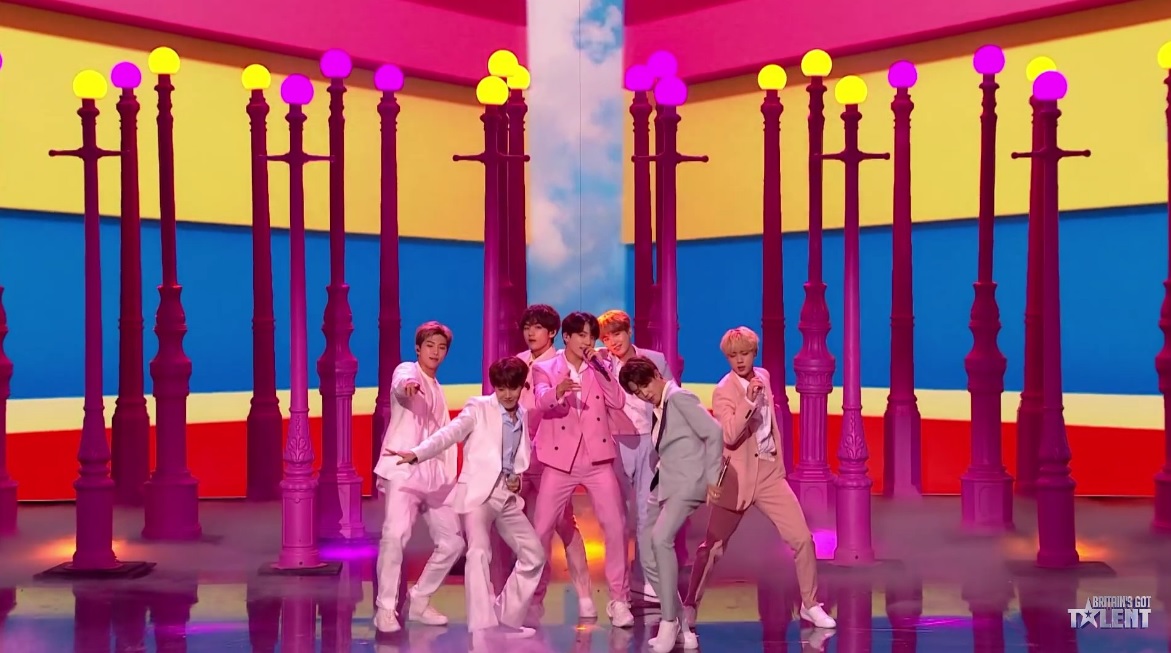 BTS se presenta en 'Britain’s Got Talent' (Cortesía)