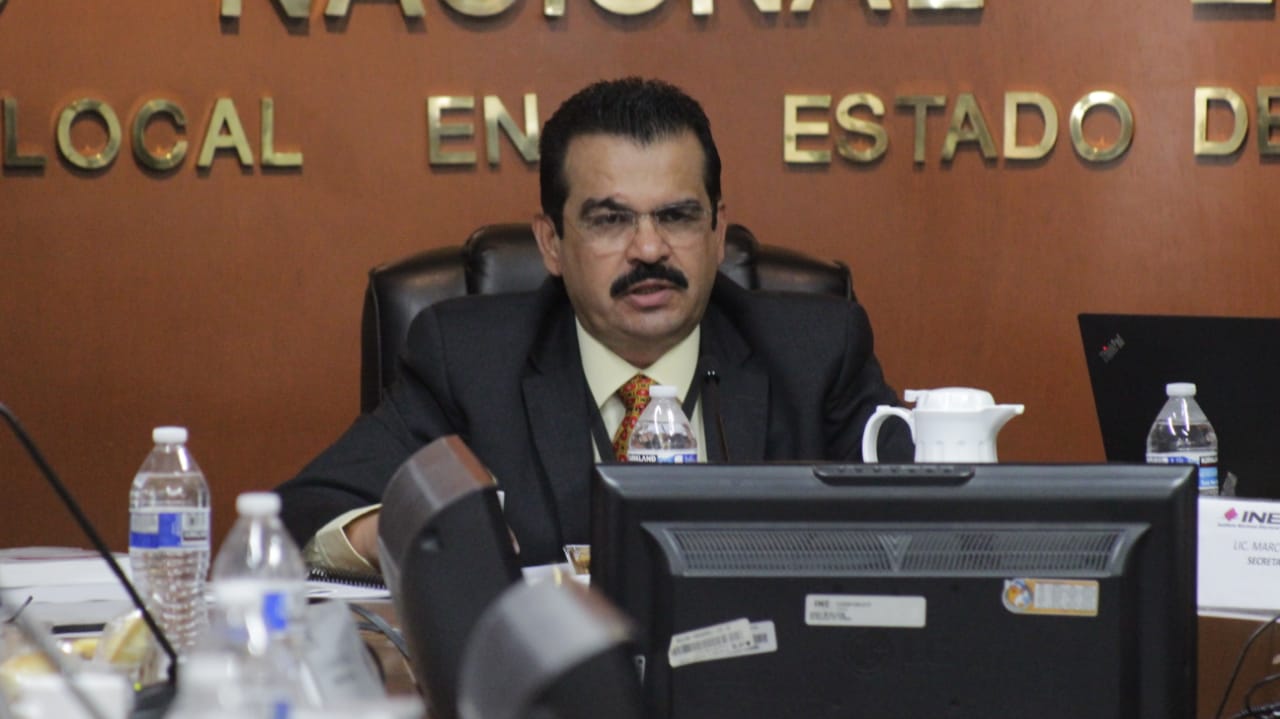 Joaquín Rubio, vocal presidente de la junta local del INE (Jesús Zavala)