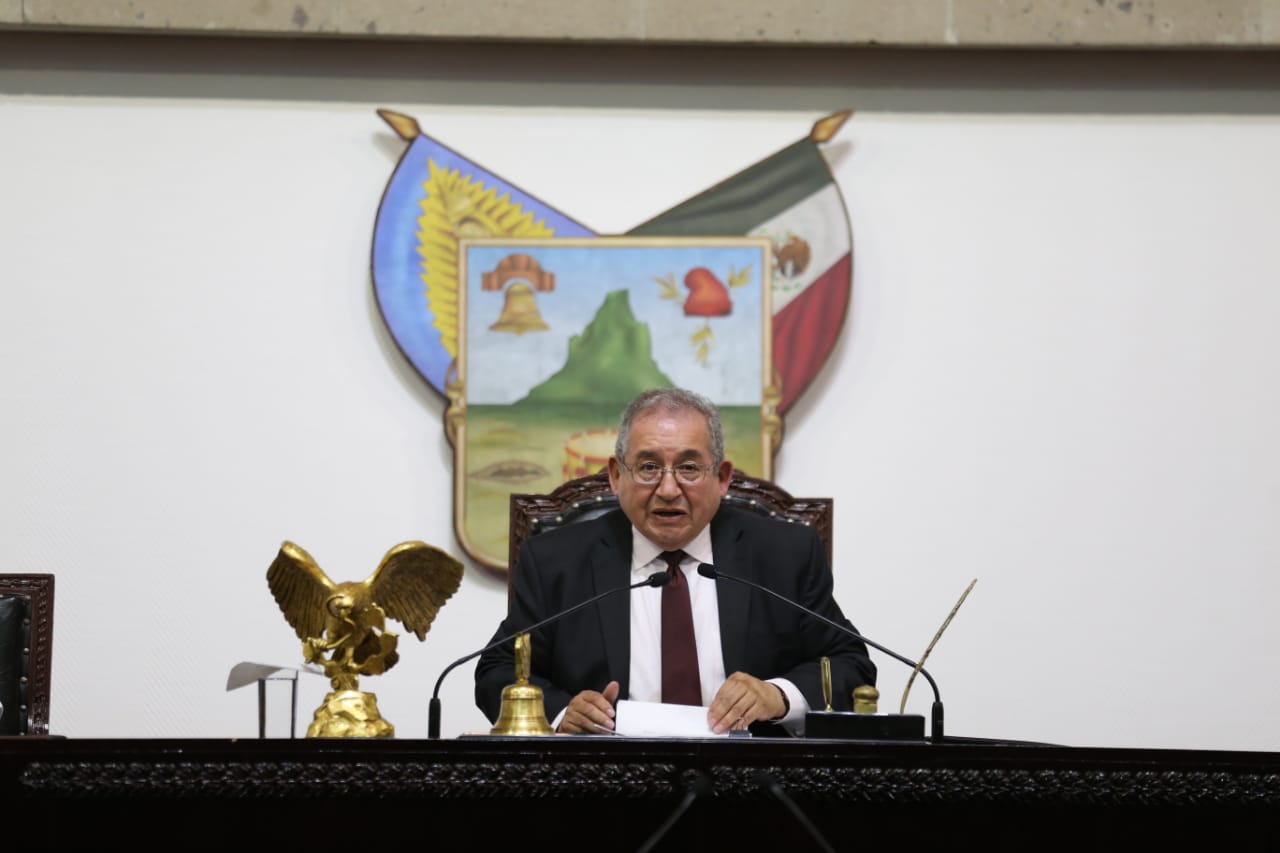 Ricardo Baptista, presidente de la Junta de Gobierno del Congreso del estado. (Jorge Sánchez)