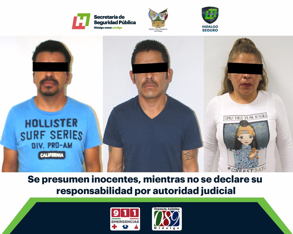 Tres personas originarias de la Ciudad y estado de México. (Cortesía)