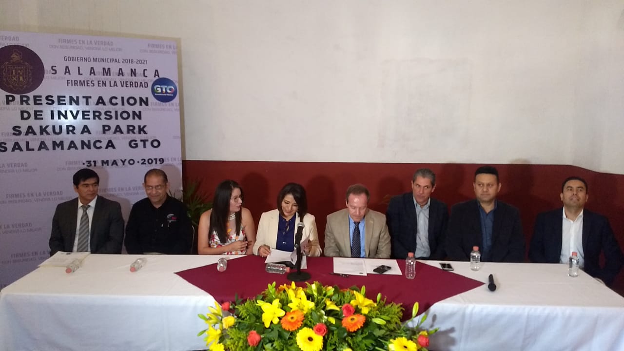 Invertirán en proyecto "Sakura Park" en Salamanca (Héctor Eduardo Padilla )