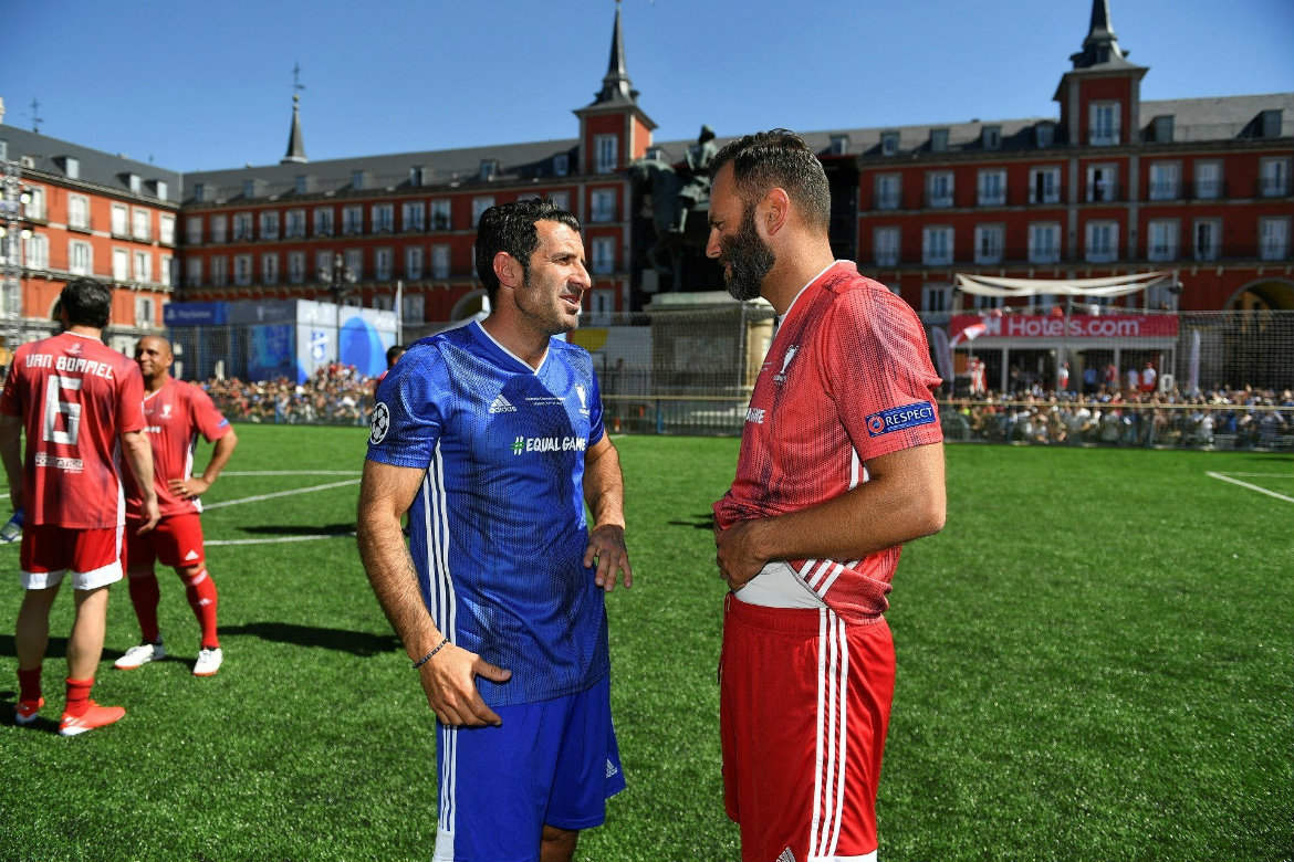 Leyendas se enfrentan en Madrid previo a Final de Champions (EFE)