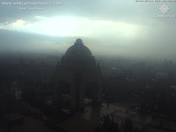 Las lluvias azotaron diversas alcaldías en la Ciudad de México. (webcamsdemexico)