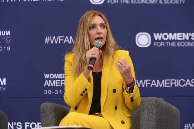 María Ariza, directora de BIVA en el Women's Forum Ameticas 2019 Foto: Juan Carlos Bautista