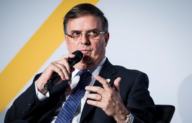 El secretario de Relaciones Exteriores, Marcelo Ebrard/Cuartoscuro.