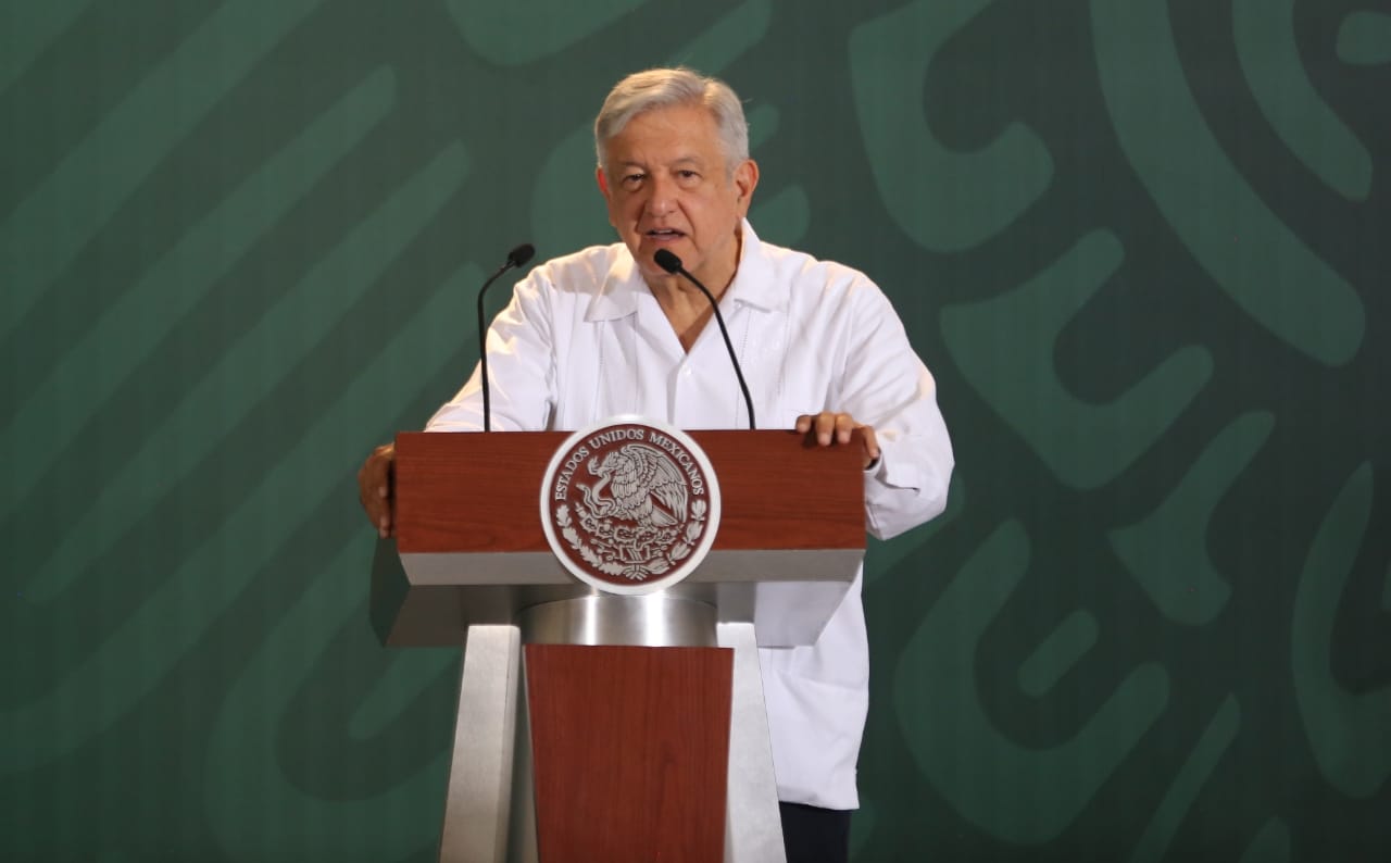 AMLO dio 'mañanera' el sábado sobre el tema de aranceles. (Javier Ríos)