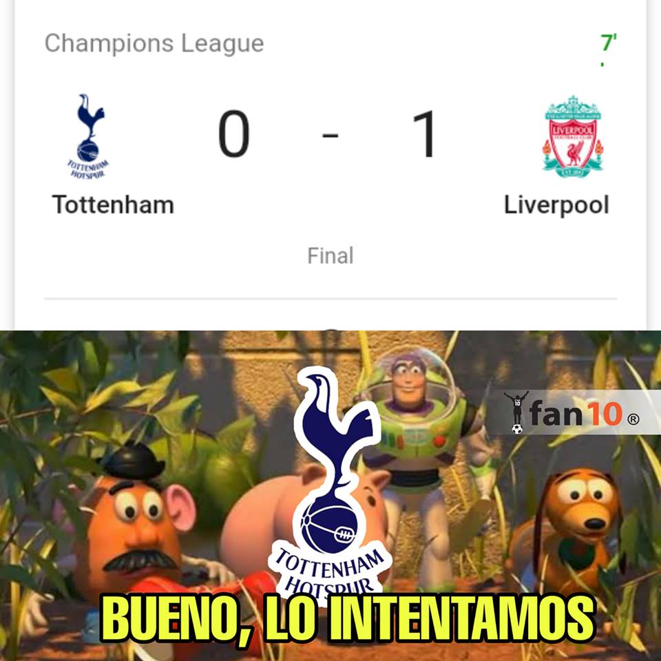 Los mejores memes de la final de Champions League entre Tottenham y Liverpool (Especial)