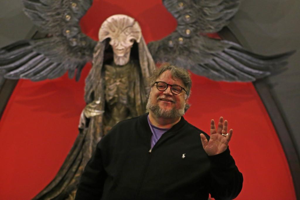 Guillermo del Toro durante su conferencia de prensa en el Museo de las Artes de la Universidad de Guadalajara (Cuartoscuro).
