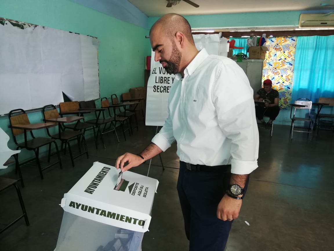 Hiram Brahim, candidato del Partido Verde Ecologista de México. (Jorge Maldonado)