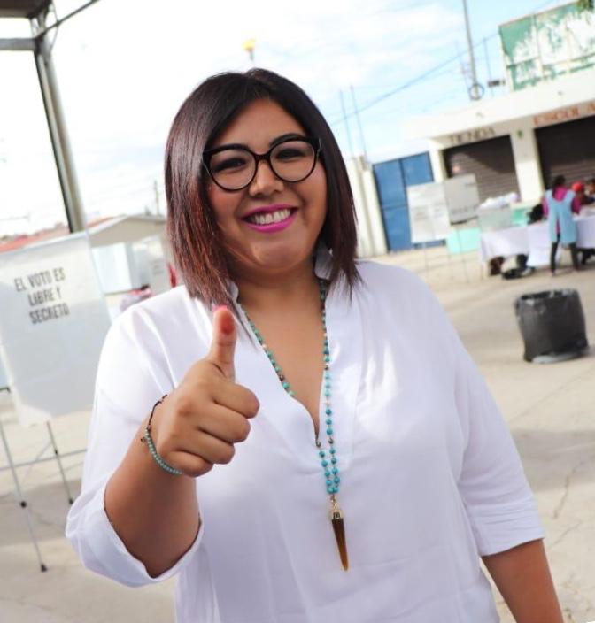En el interior del estado, la panista dijo que al momento no tiene algún reporte de acarreo o compra del voto así como actos de violencia.  (Especial)