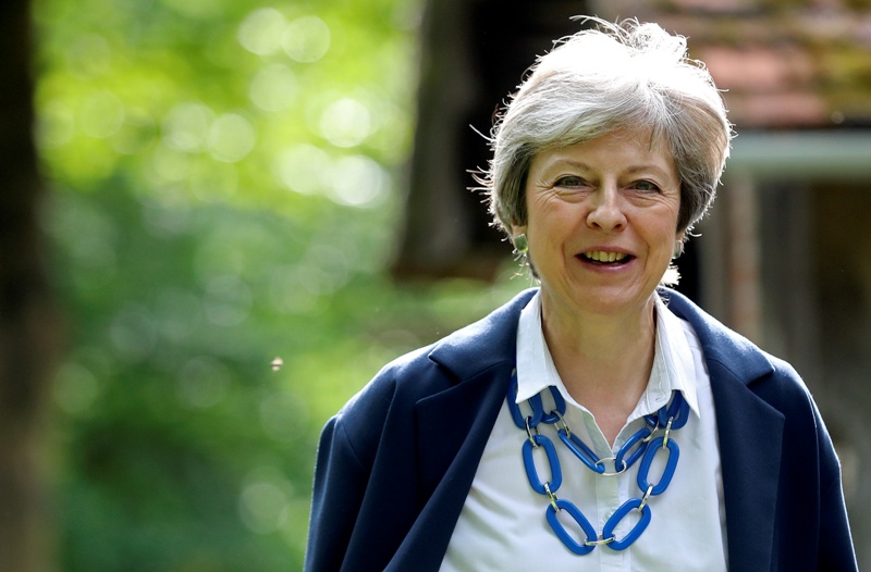 La primera ministra británica, Theresa May. (Reuters)