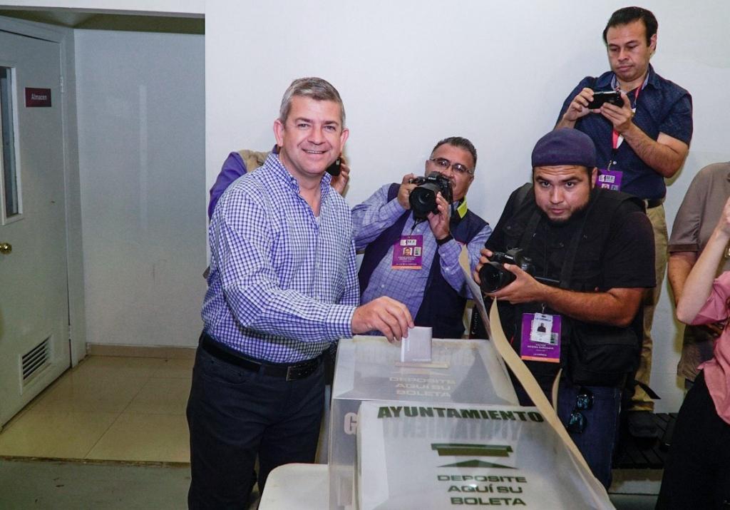 Óscar Vega, candidato del PAN a la gubernatura de Baja California. (Cuartoscuro)