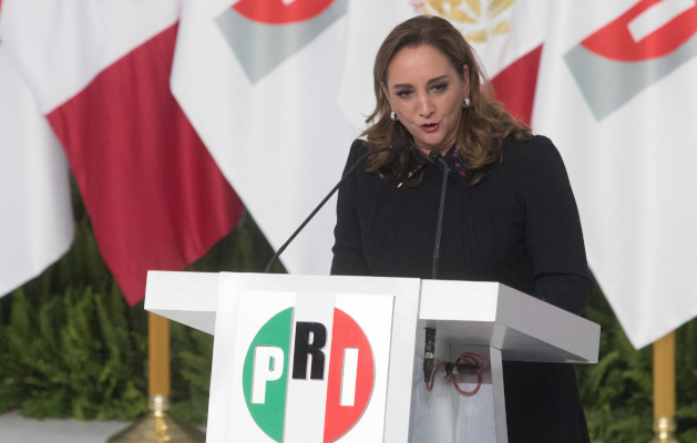 La presidenta nacional del partido, Claudia Ruiz Massieu, dijo que el PRI transita por un proceso de renovación. |Cuartoscuro