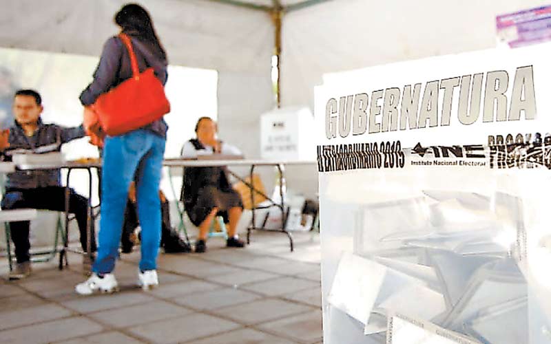 A las 23:05 horas se habían contabilizado 6 mil 307 actas. (Andrés Lobato)