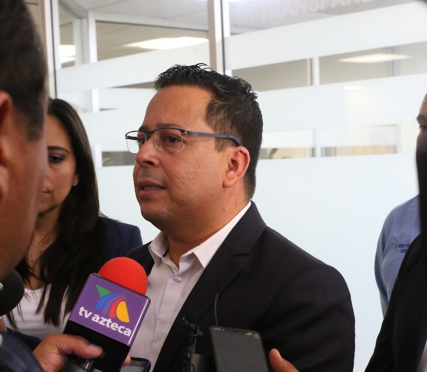 El alcalde de Santa Catarina, Héctor Castillo Olivares. (Raúl Palacios)
