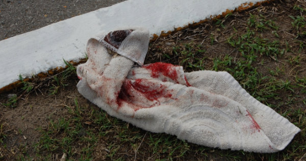 La mujer fue trasladada a un hospital particular.