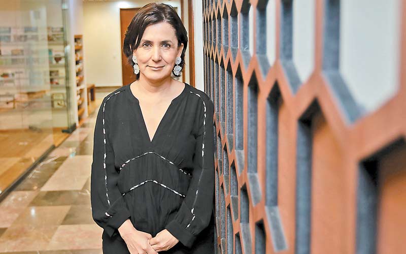 Edna Jaime Treviño: “Soy sobrecontroladora y, puede ser contradictorio, pero también soñadora”. (Foto: Jesús Quintanar)
