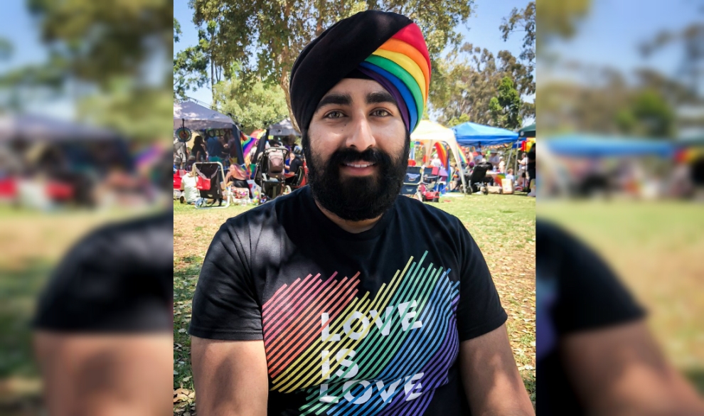 La fotografía de un hombre con turbante arcoíris fue compartida por Barack Obama (Especial).