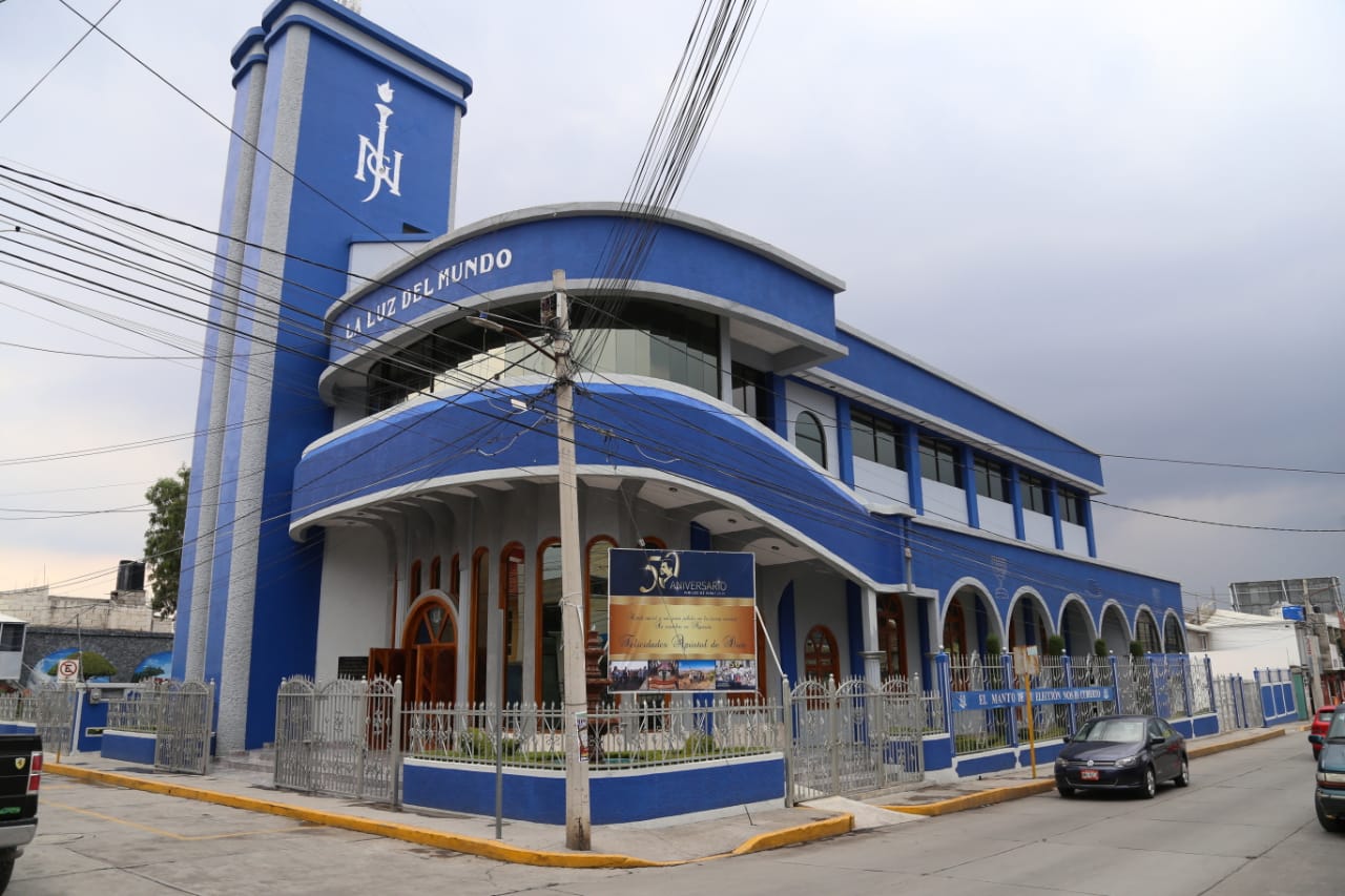 Iglesia La Luz del Mundo de Pachuca, ubicada en San Cayetano el Bordo. (Jorge Sánchez)