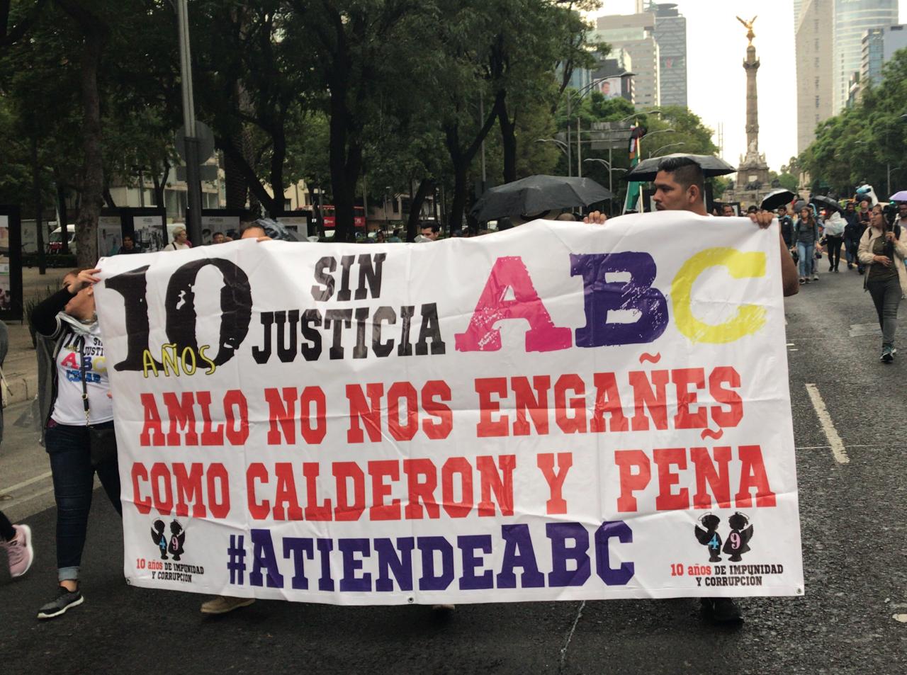 Marcha por los 10 años del caso de la Guardería ABC. (José Antonio Belmont)