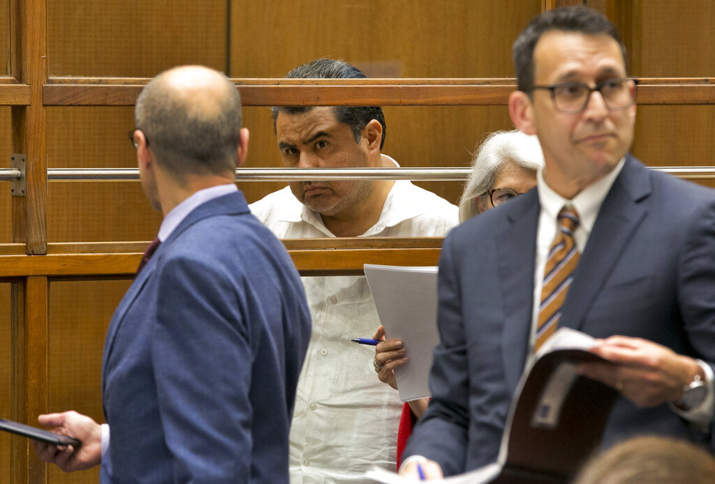 Naasón Joaquín García compareció esta tarde en Los Ángeles. (AP)