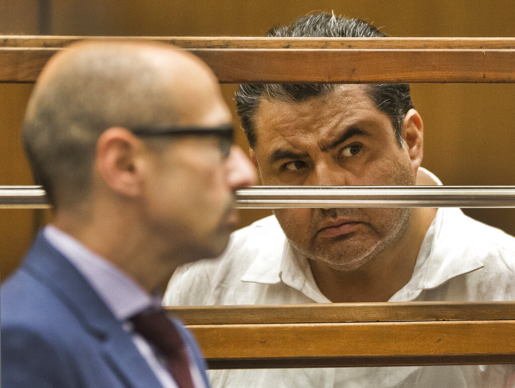 Naasón Joaquín Guzmán comparece ante un tribunal en Los Ángeles, California. (AP)