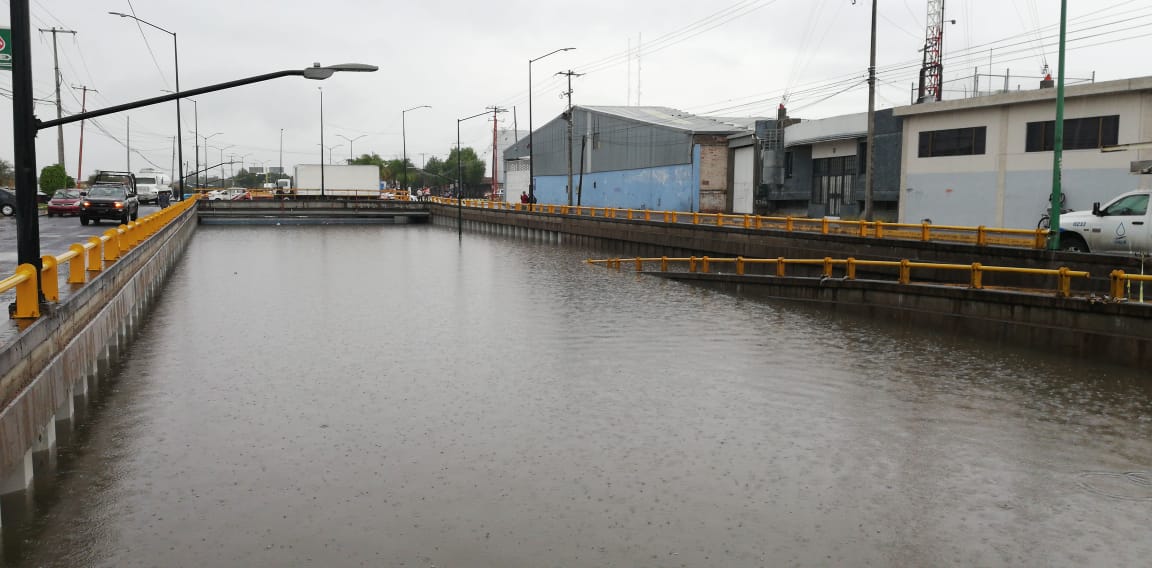 El Puente Deprimido resultó bastante afectado (Mariana Ramos)