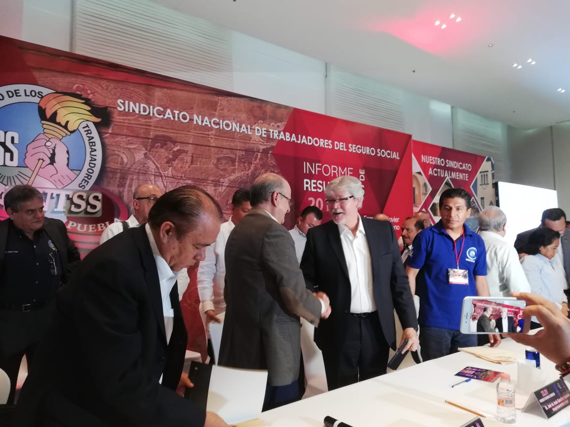 Sergio Herrera Vázquez resultó ganador en al contienda por la dirigencia del SNTSS (Verónica López)