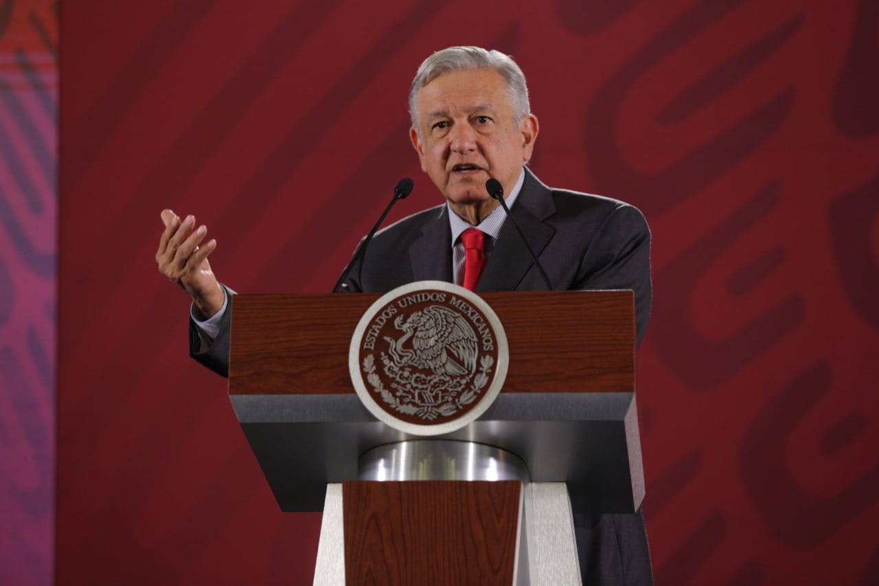 López Obrador dijo que se tienen que respetar leyes mexicanas y evitar la migración ilegal respetando derechos humanos. (Omar Franco | Milenio)