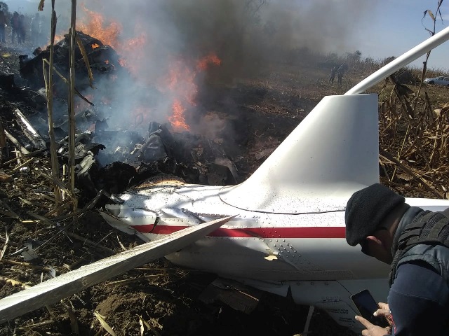 El 24 de diciembre de 2018, el helicóptero en el que viajaban Martha Erika Alonso y Rafael Moreno Valle se desplomó/Cuartoscuro.