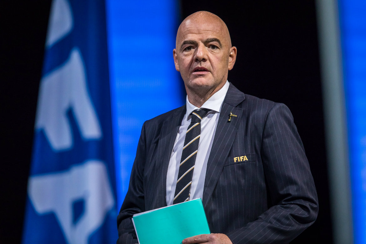 Gianni Infantino insiste en la idea de crear una Liga de Naciones femenina (EFE)