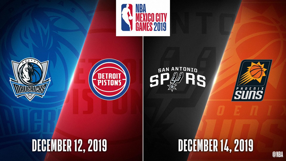 NBA anuncia los dos juegos de temporada regular que habrá en CdMx