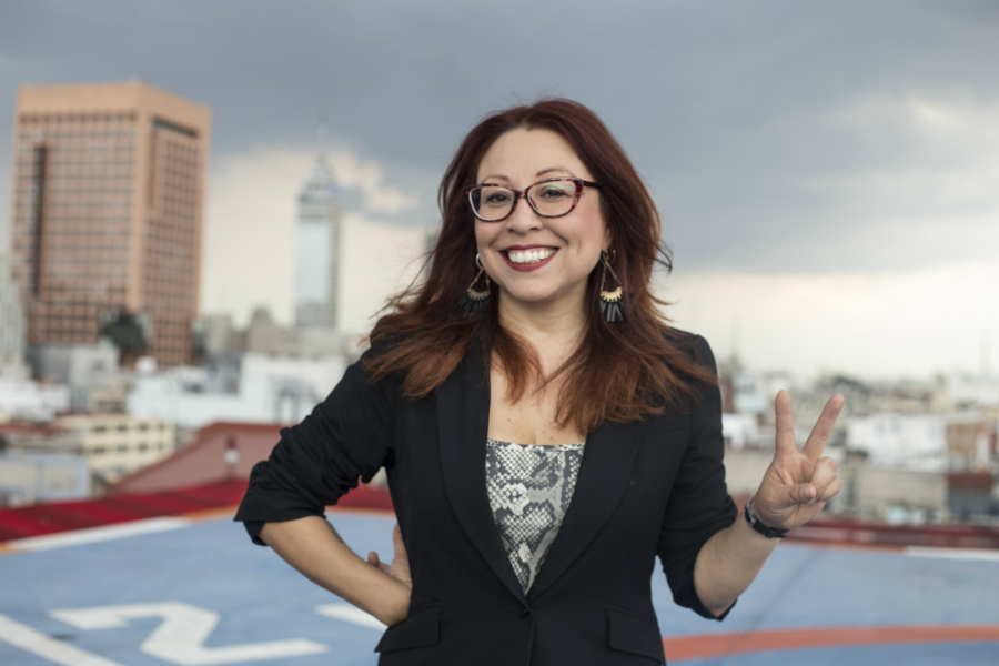 Verónica Maza, autora de 'Sinfonía del placer'. (Foto: Jorge Menéndez)