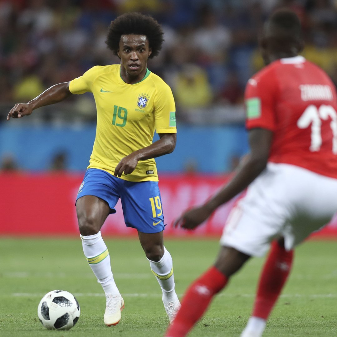Willian será el delantero que encabezará a la selección brasileña en la Copa América 2019 (Twitter @CBF_Futebol)