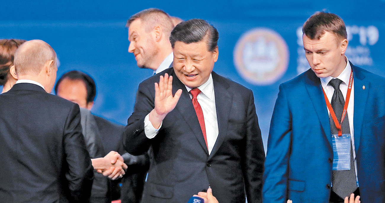 El mandatario chino asistió al “Davos ruso” en calidad de invitado de honor. (Reuters)