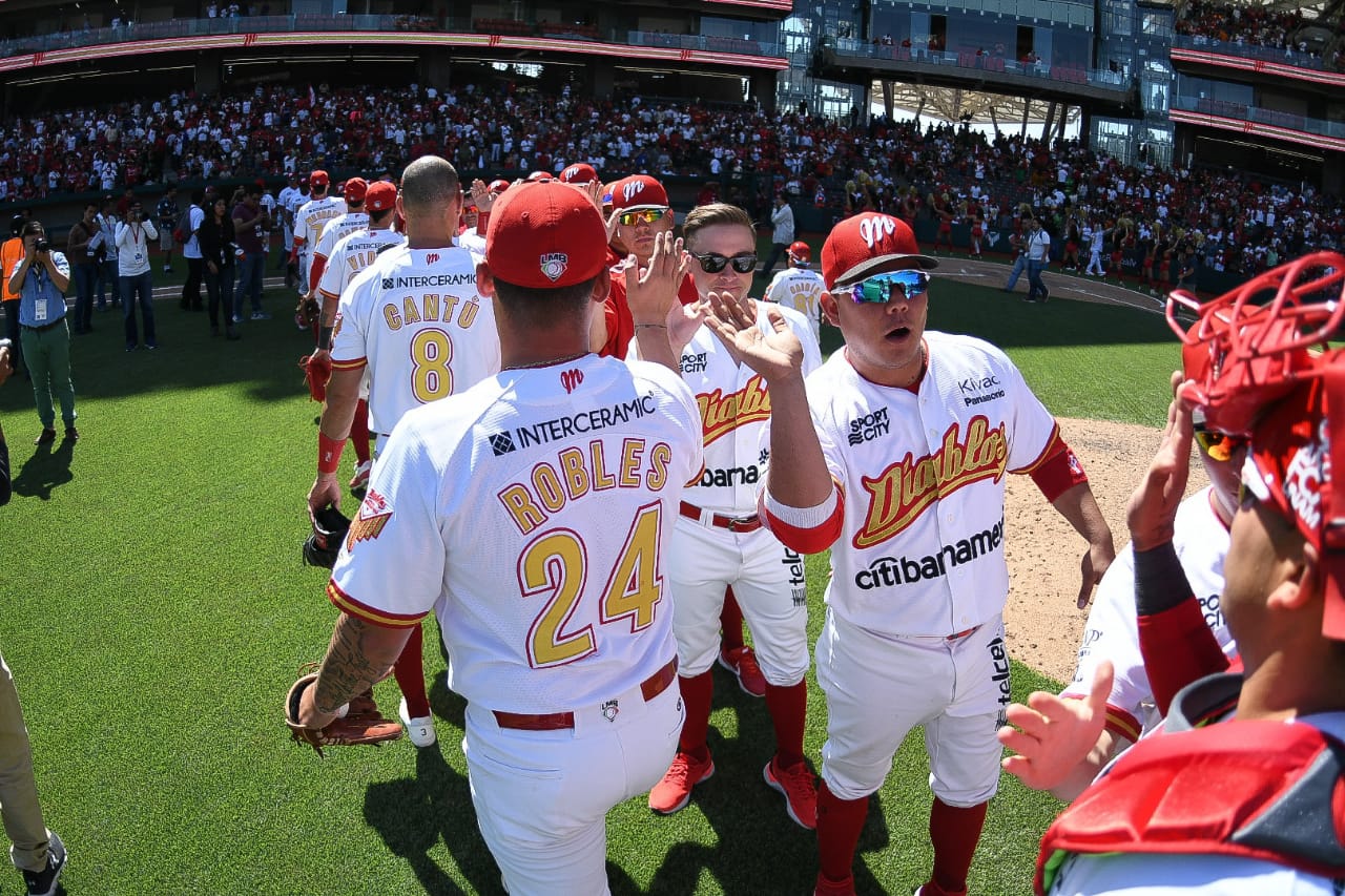 Diablos Rojos se quedan con la serie tras vencer a Tigres de Quintana Roo (Cortesía Diablos Rojos del México)