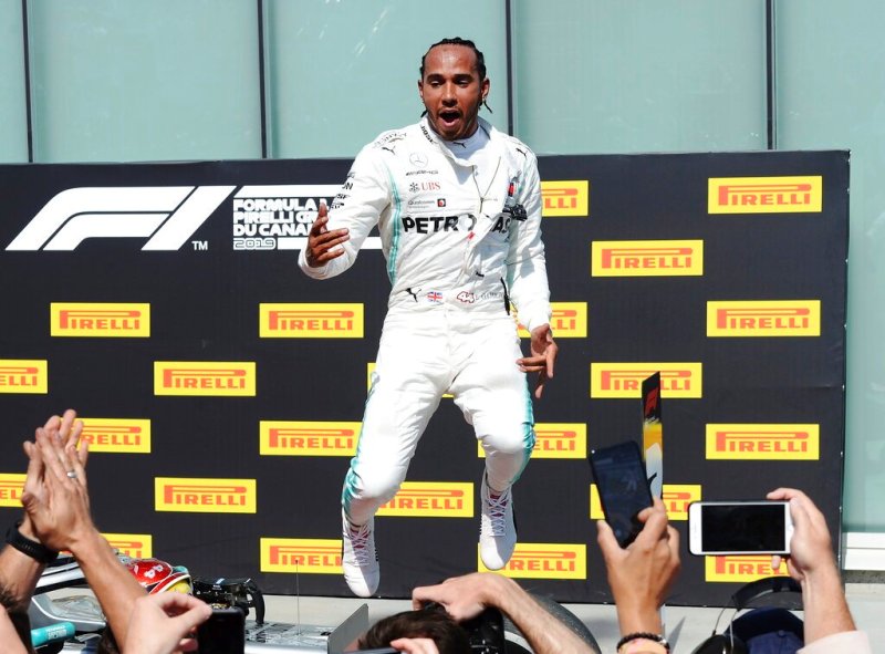 Hamilton de la escudería Mercedes ganó el Gran Premio de Canadá (AP)