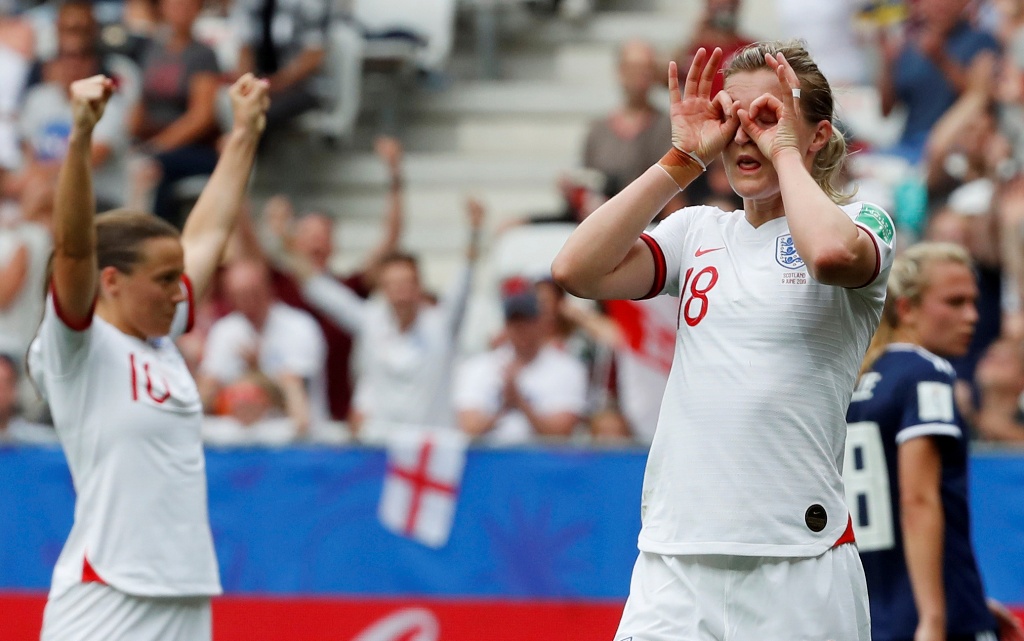 Inglaterra gana frente a Escocia en el Mundial Femenil 2019 (Reuters)