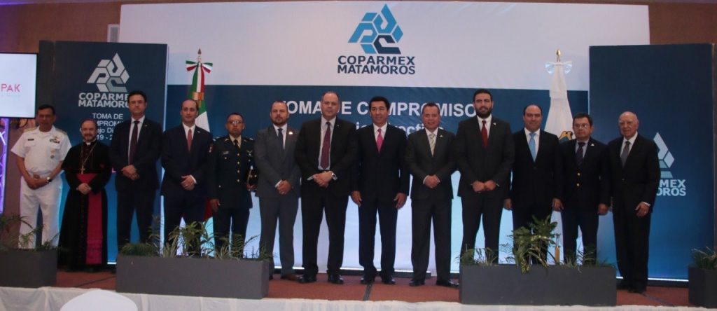 El alcalde Mario Alberto López asistió a la toma de protesta de la COPARMEX.