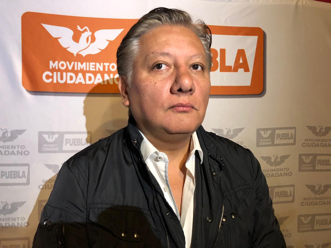Fernando Morales, dirigente estatal de Movimiento Ciudadano (Josué Mota)