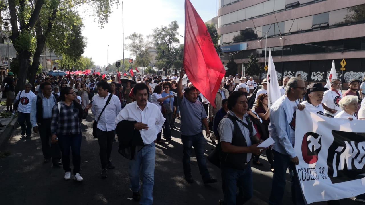 Organizaciones sociales piden investigación y castigo a los responsables de la masacre del 10 de junio de 1971. (Jorge Becerril)