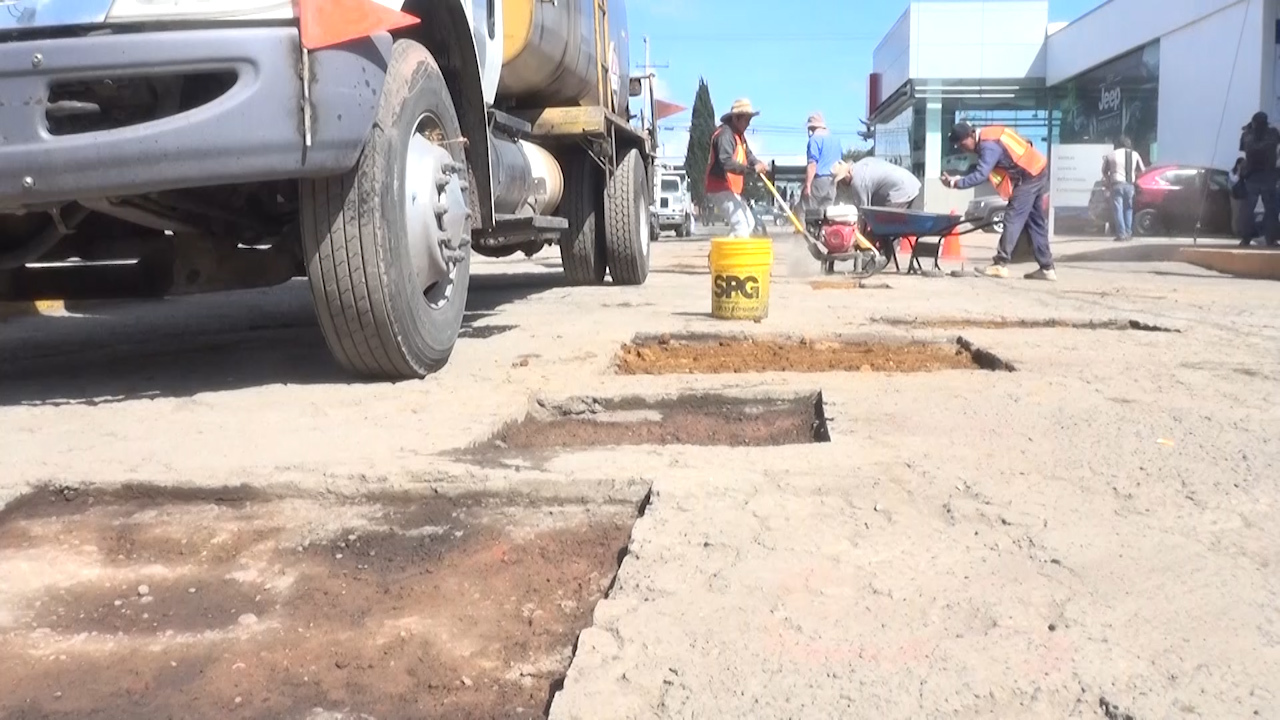 Arranque del programa bacheo Pachuca 2019
