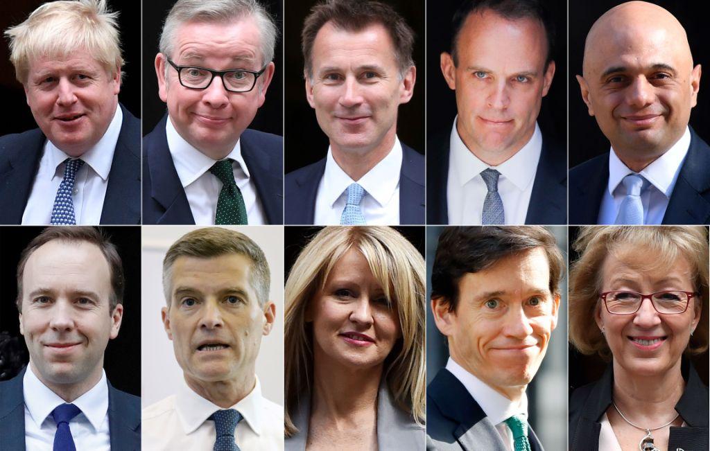 Los diez candidatos a reemplazar a Theresa May y su posición frente al Brexit. AFP