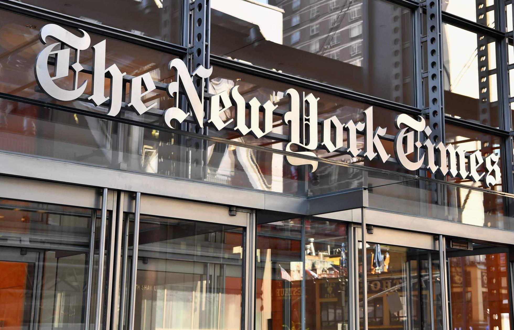 Edificio del New York Times (AFP).