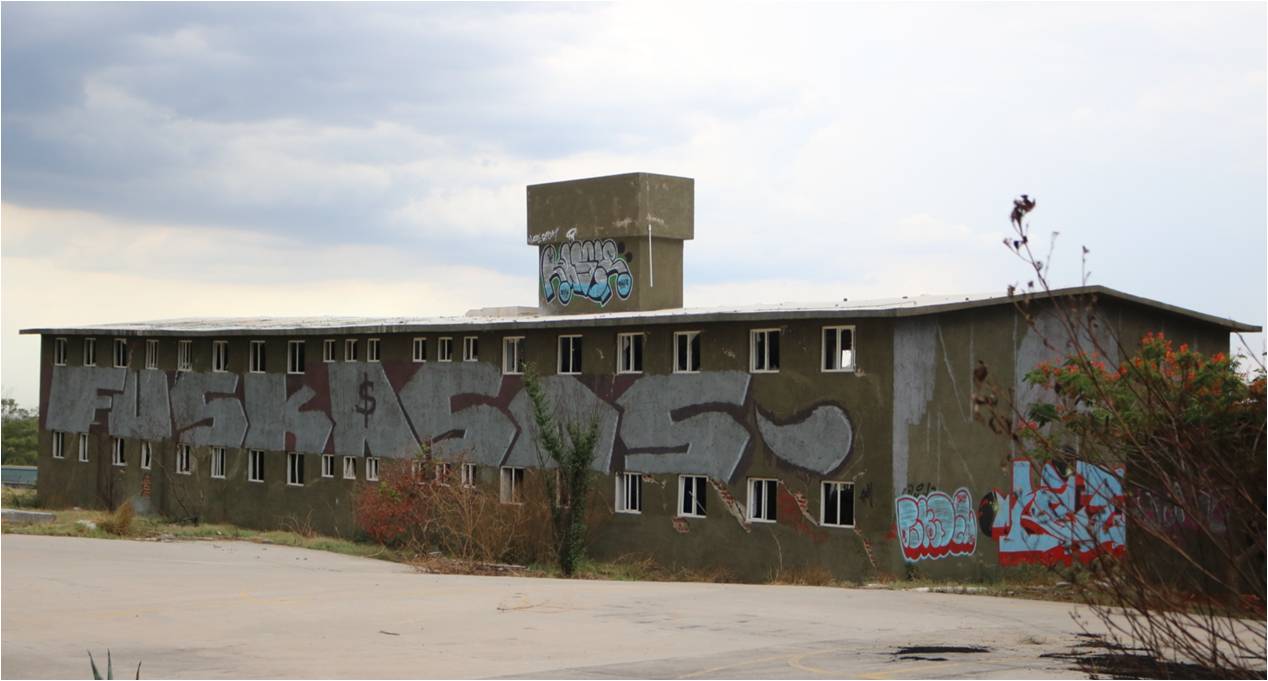 Ex base Militar vandalizada