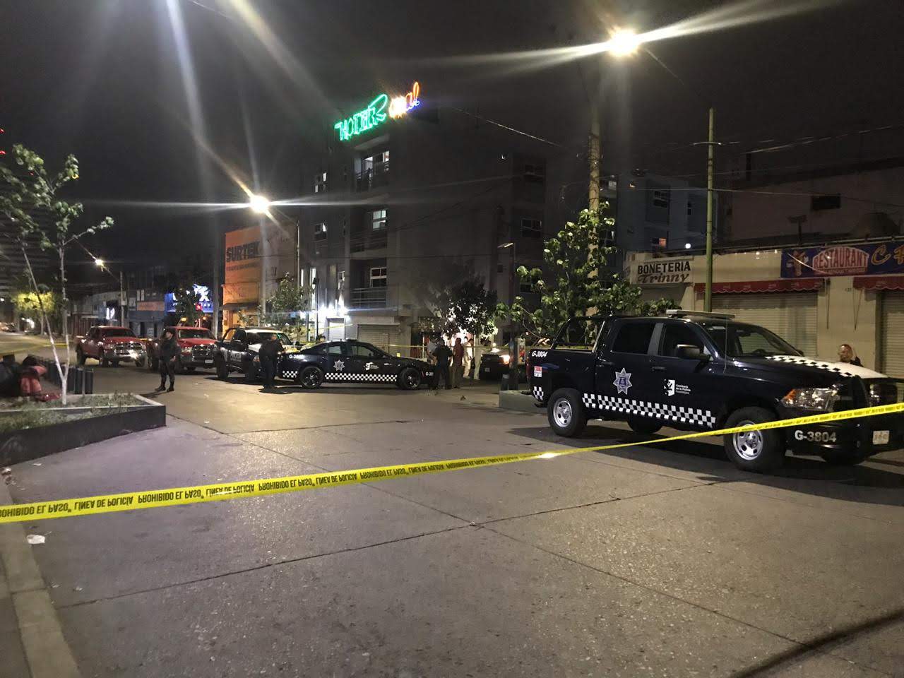El hecho ocurrió sobre la calle 20 de noviembre, entre los Ángeles y la Avenida Doctor R Michel. (Jorge Martínez)