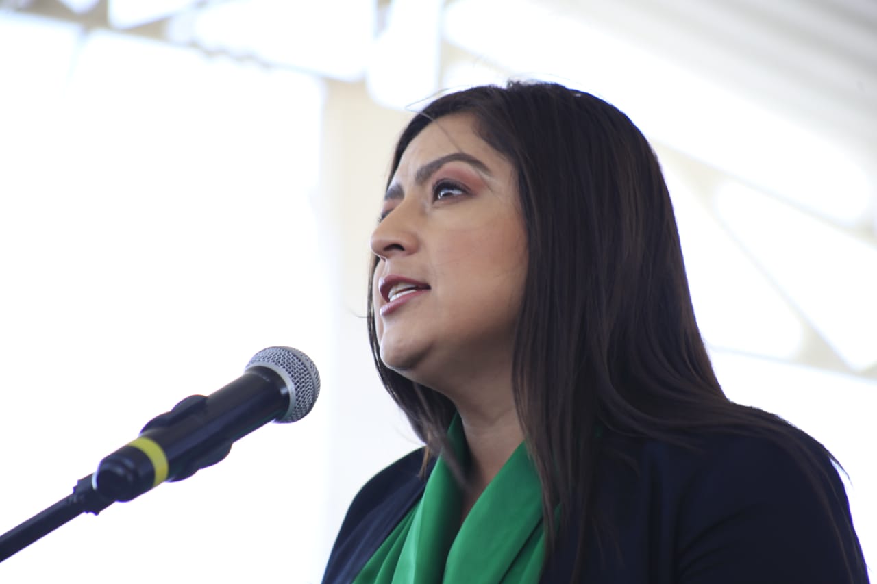 Presidenta municipal de Puebla, Claudia Rivera Vivanco (Andrés Lobato)